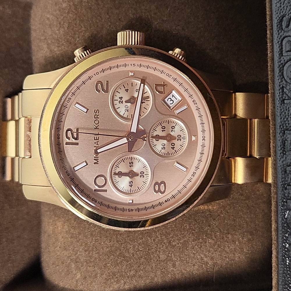 Michael Kors Rose Gold Oversize Watch